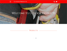 Tablet Screenshot of gunookproducts.com